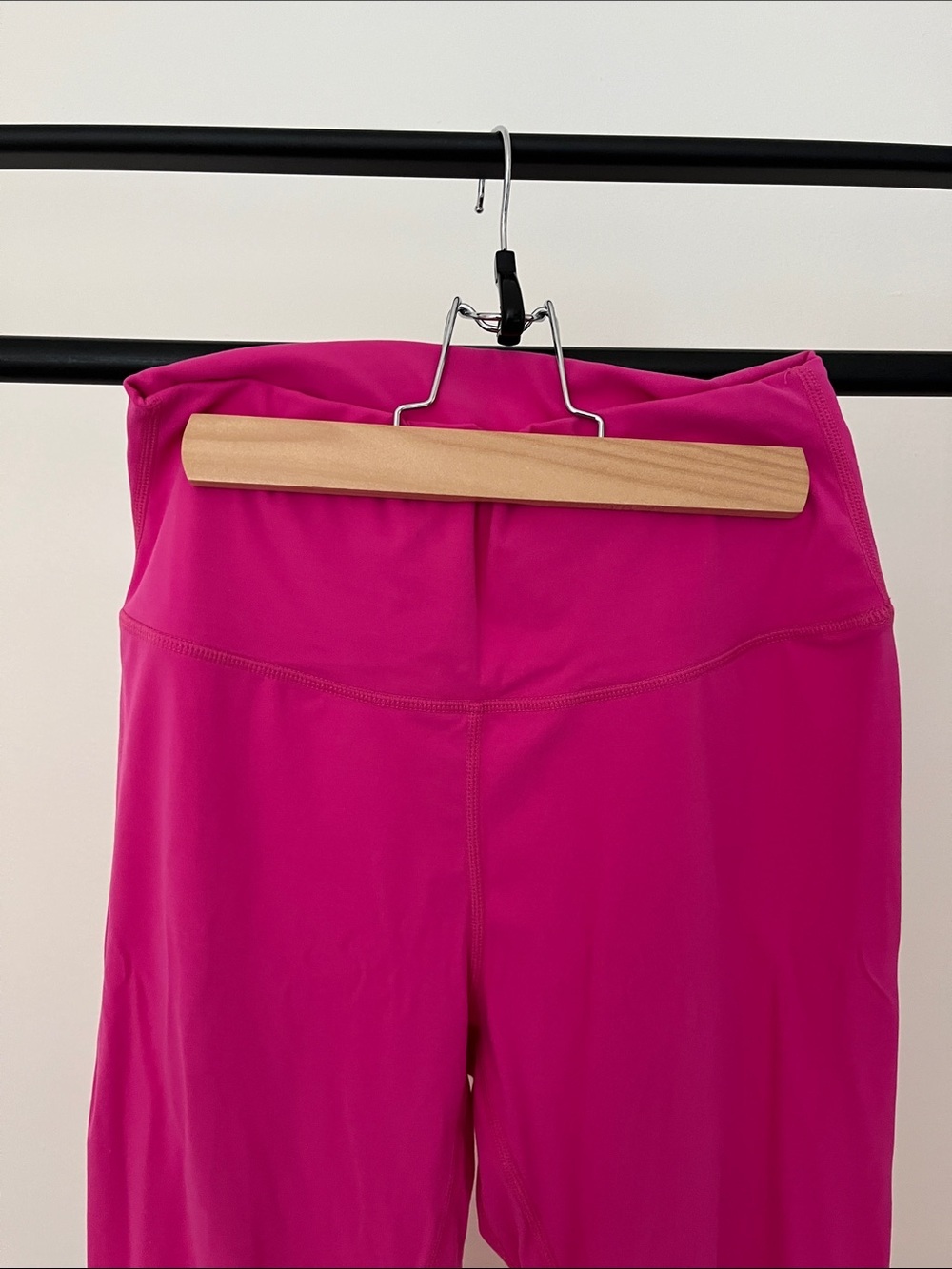 Sunzel Workout Leggings for Women,
High-Waist Hot Pink Leggings - Picture 2 of 4